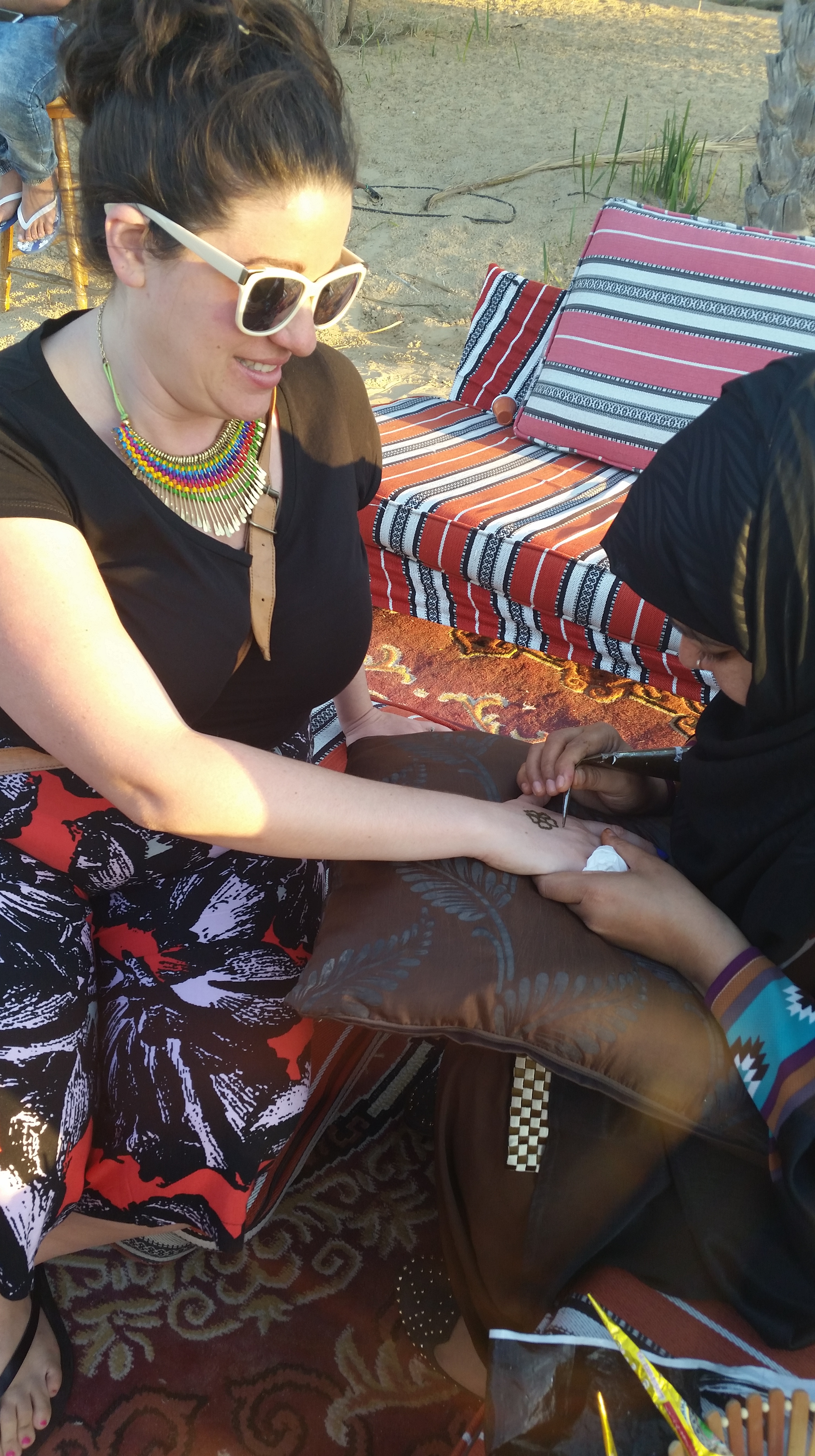 henna at Desert Sunset Safari dubai uae