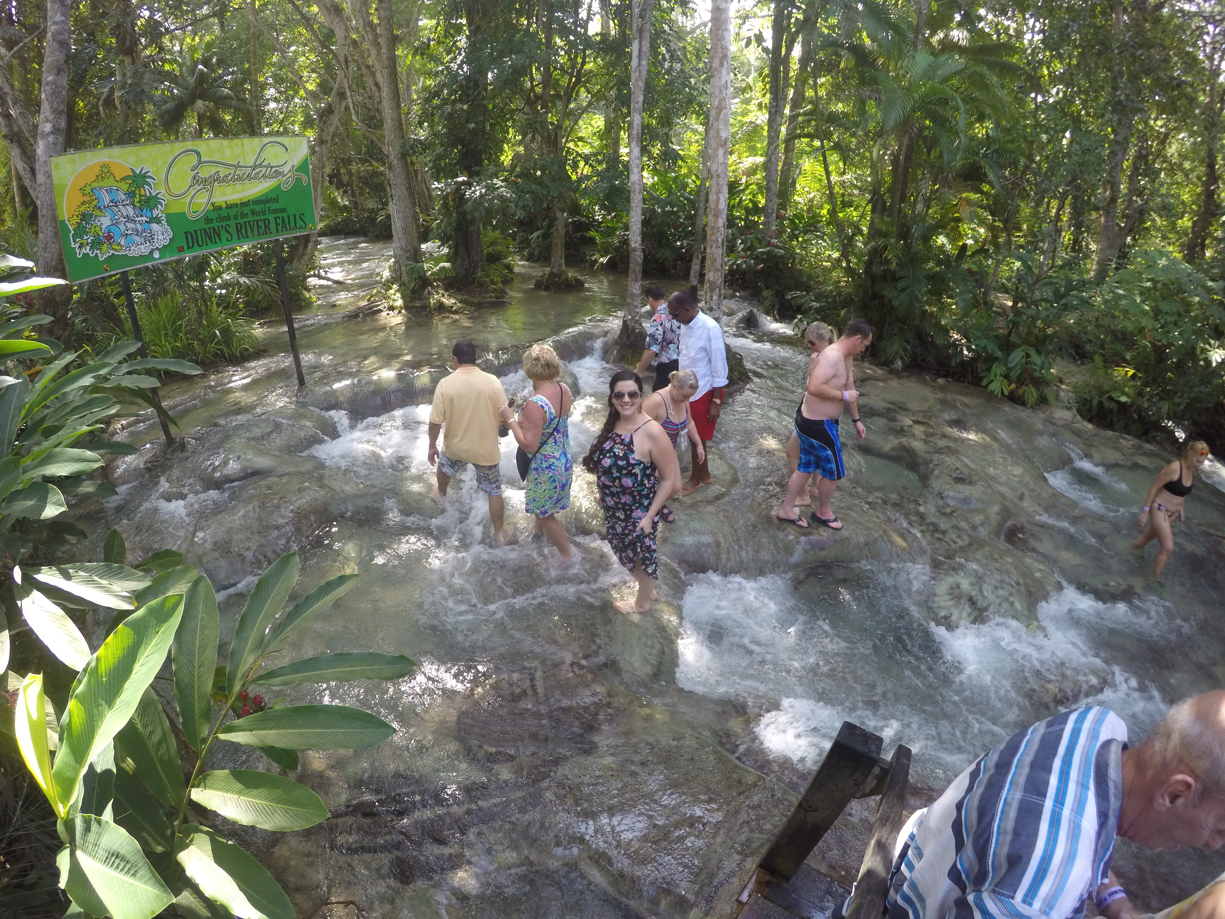 dunns river falls in ocho rios jamaica