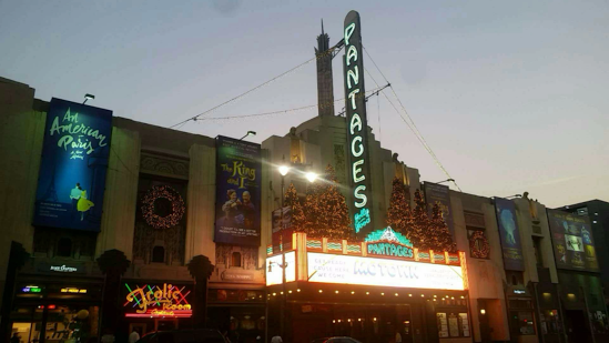 pantages theatre in hollywood california