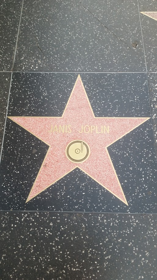 janis joplin star on hollywood walk of fame in california