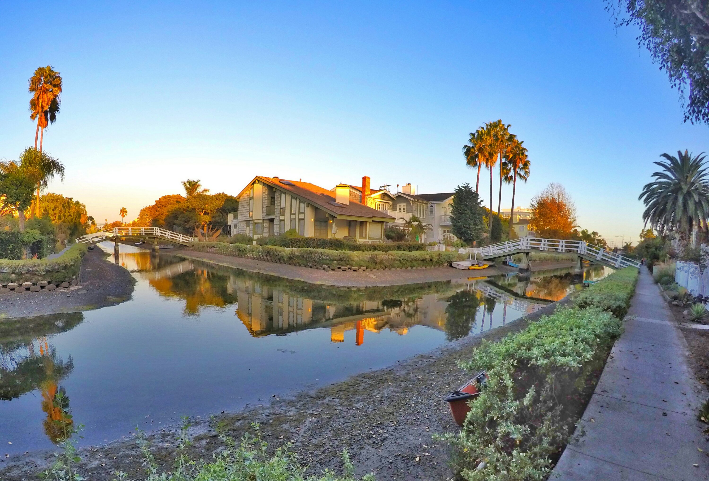 Venice Beach Canals neighborhood california