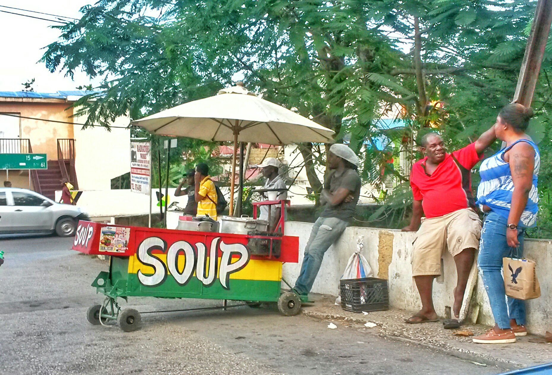 street food Soup Cart - Hopewell, Hanover, Jamaica 