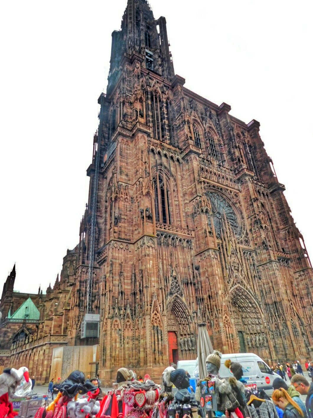 vendors at Strasbourg Cathedral - Strasbourg, France