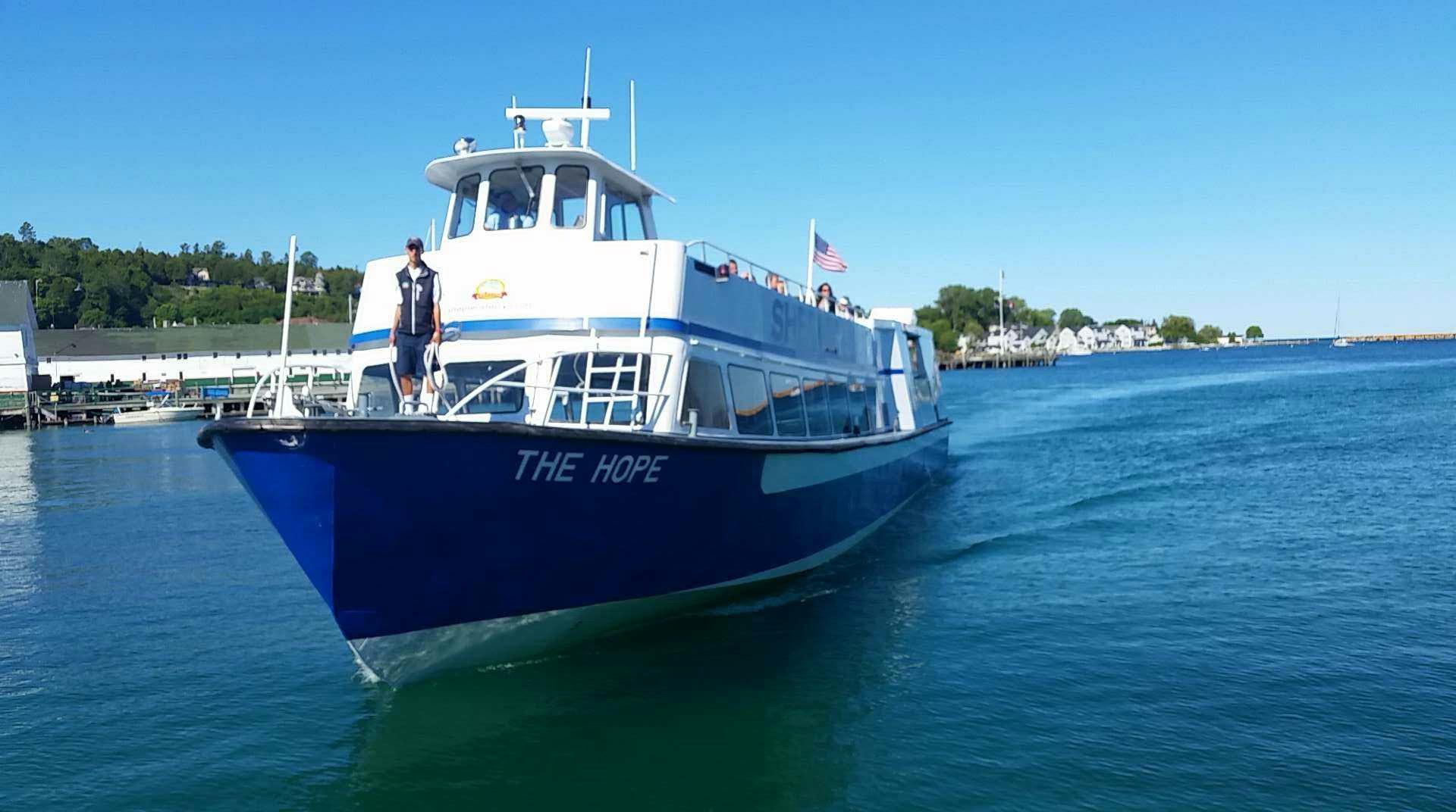 Sheplers Ferry on Mackinac Island