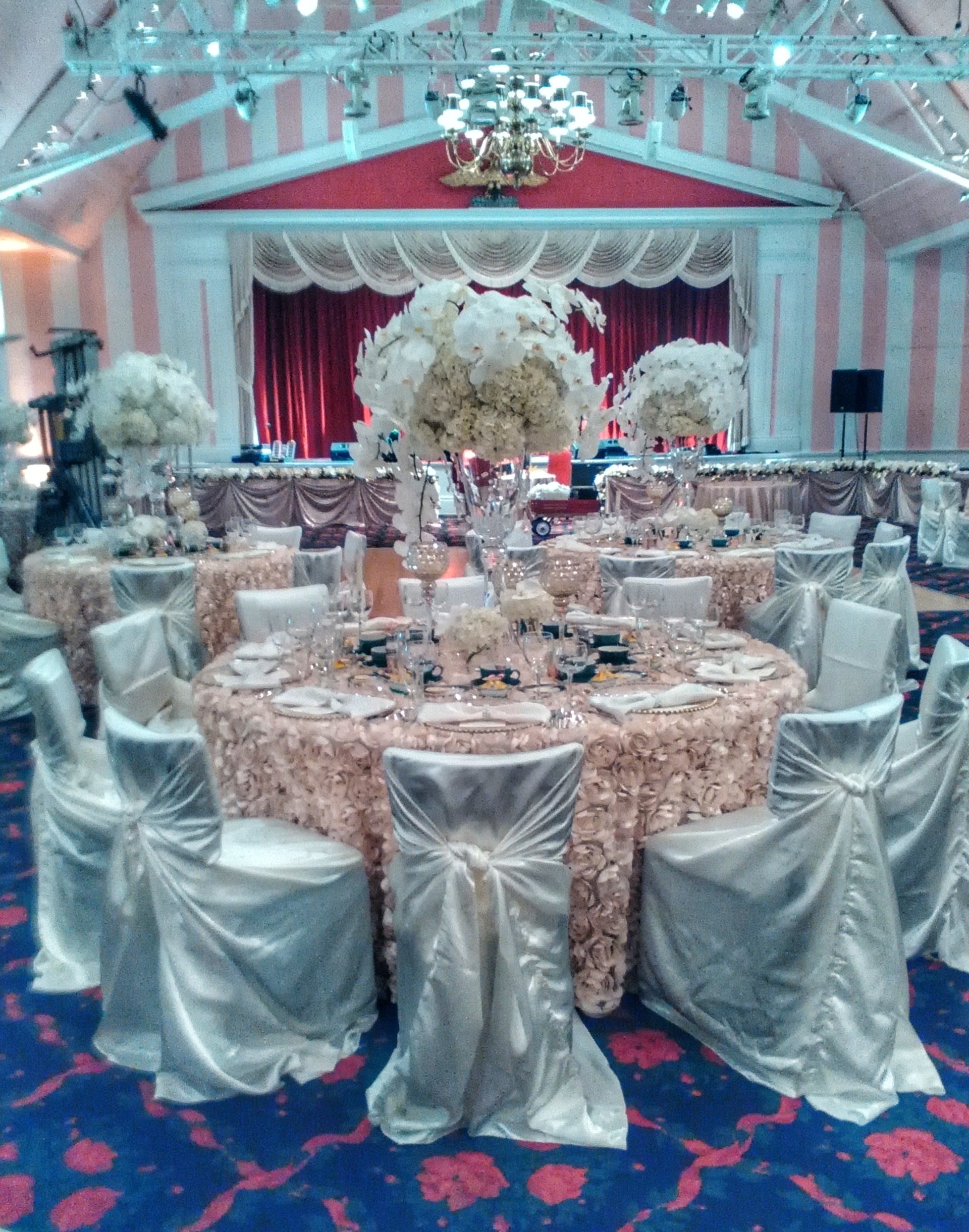 wedding in theatre at  grand hotel mackinac island