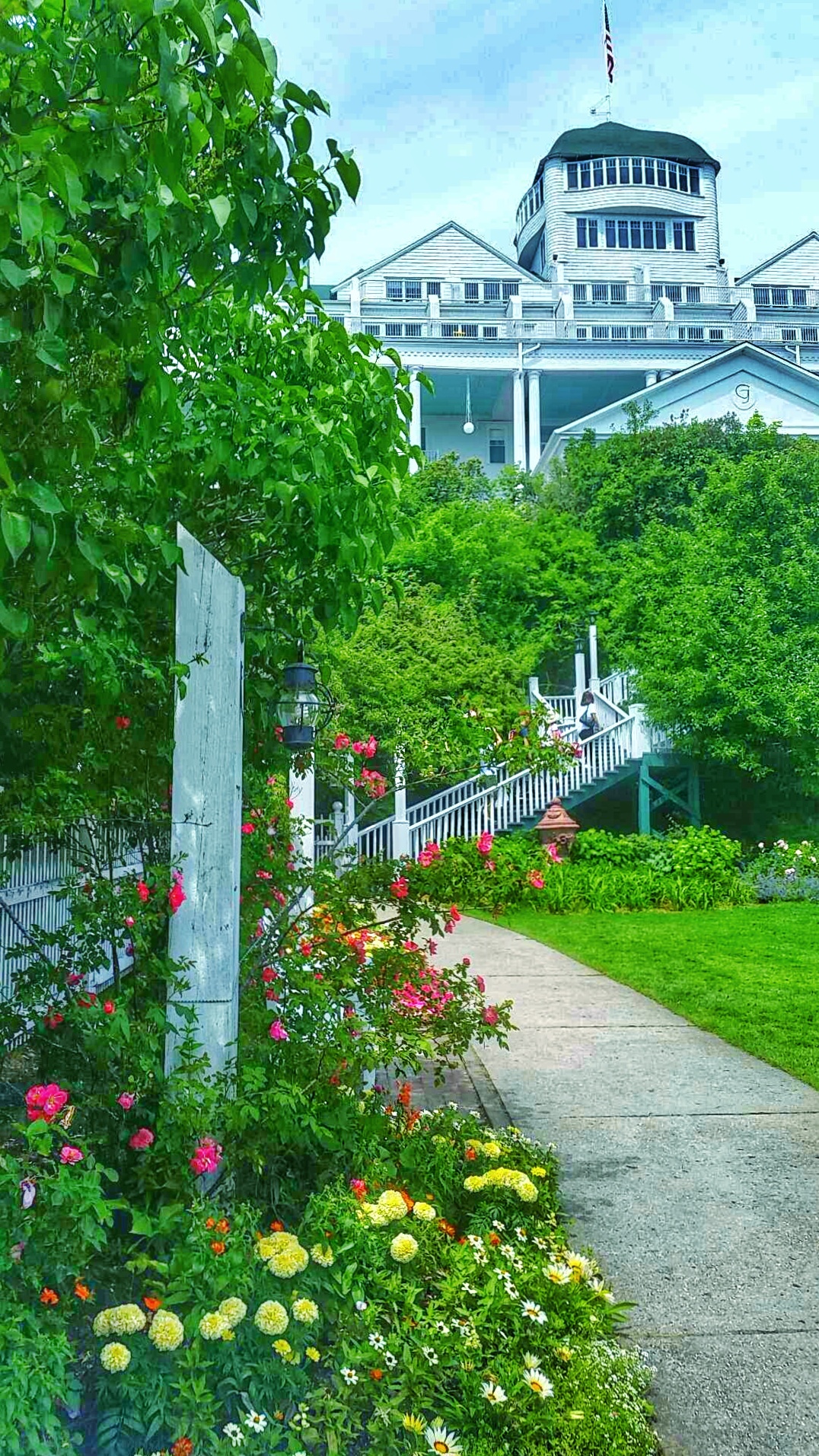 front lawn  grand hotel mackinac island