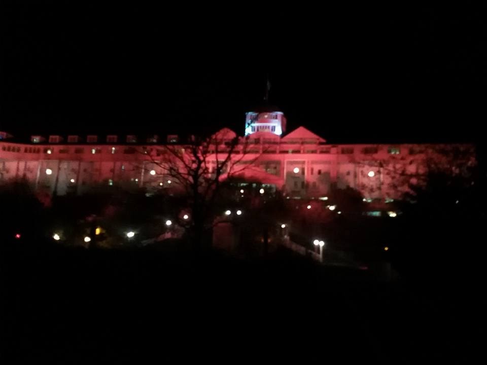 halloween lights  grand hotel mackinac island