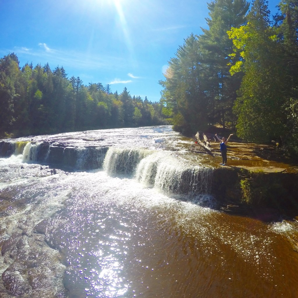 Michigan's Upper Peninsula lower Tahquamenon Falls