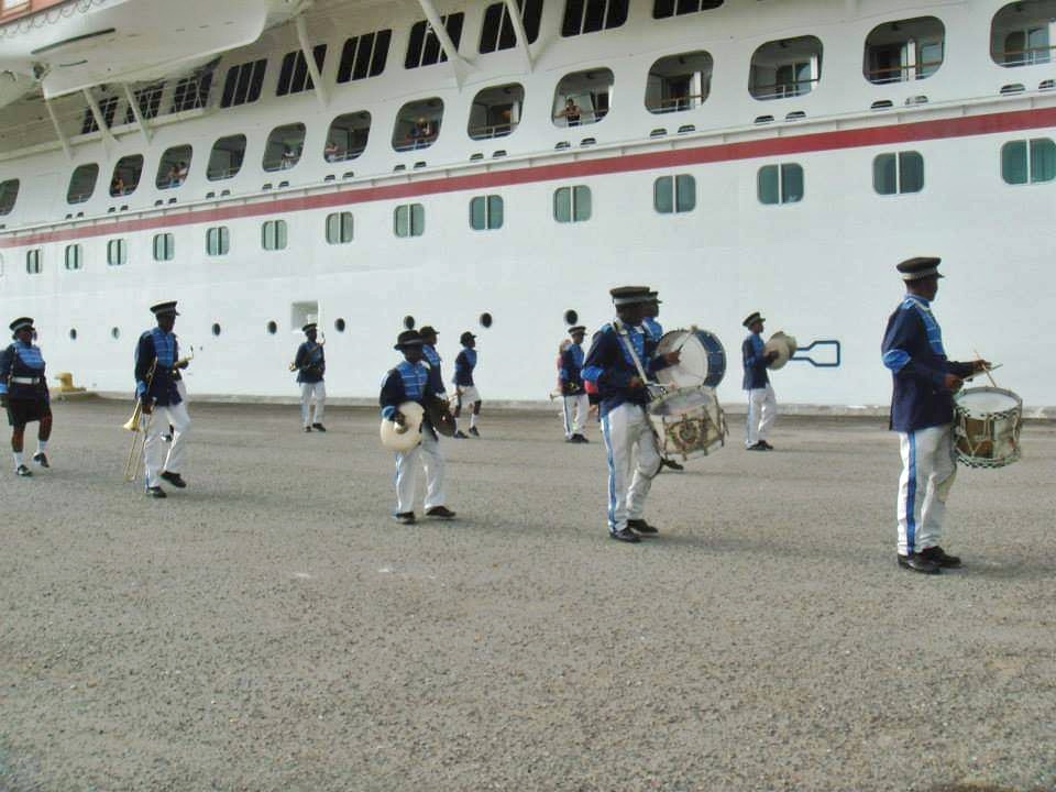 Jamaican Marching Band Carnival Magic cruise port montego bay