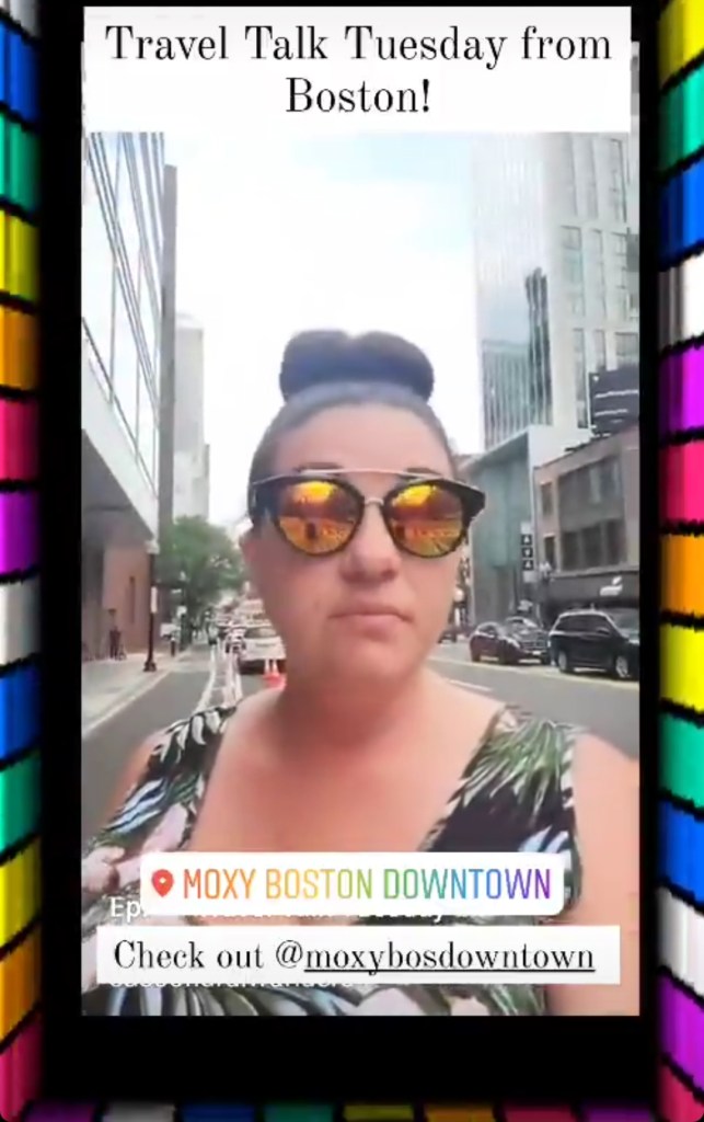 Moxy Boston on live travel talk tuesdays with Cassondra Wanders