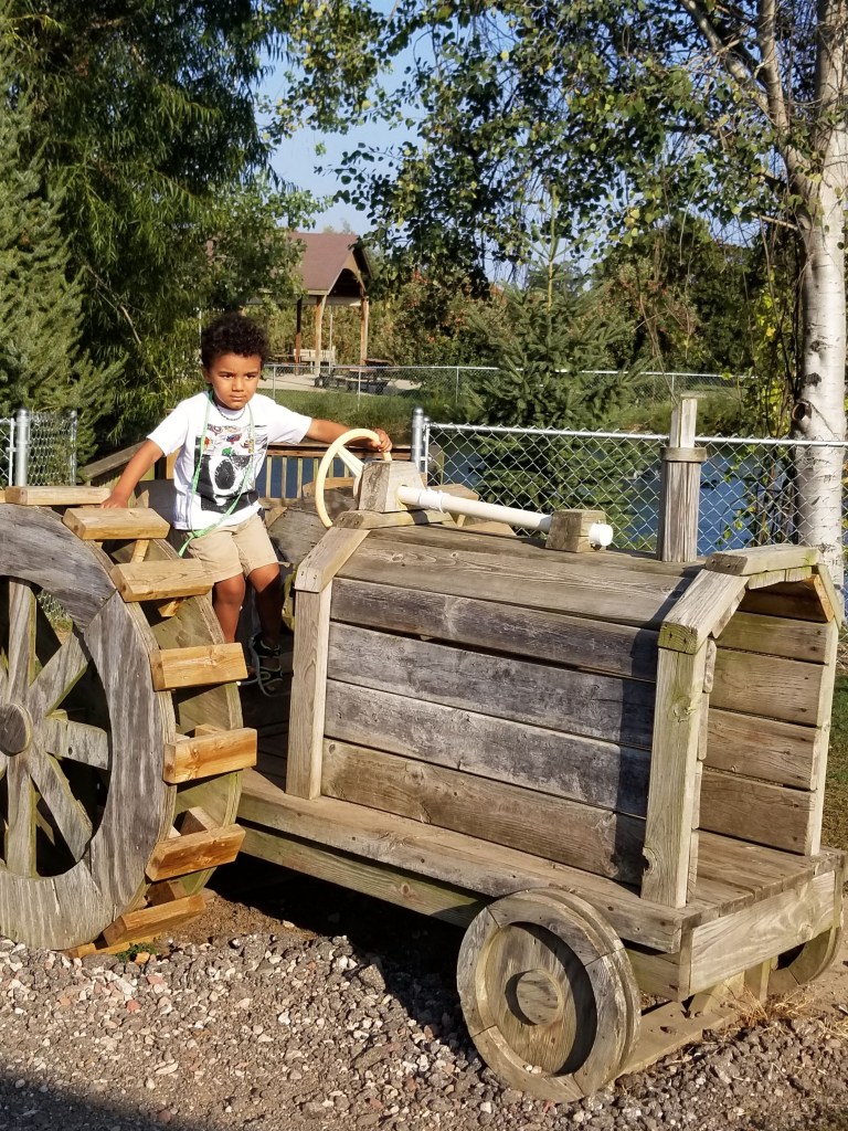 anderson and girls orchard play ground tractor stanton michigan