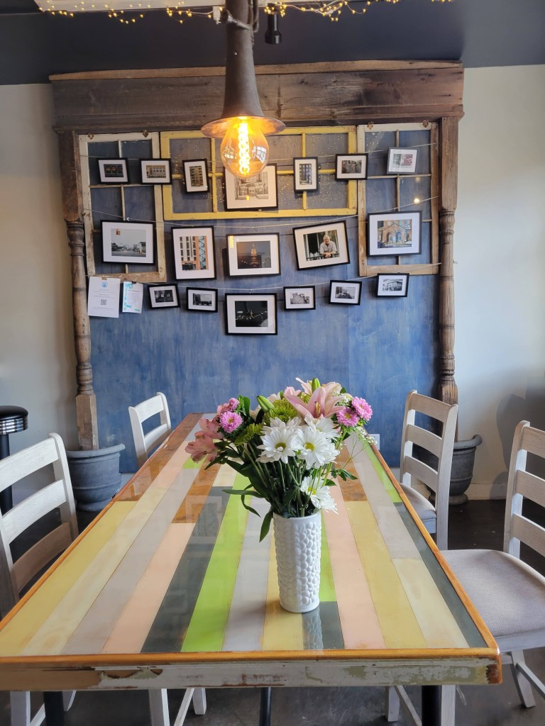 Michigan Bloggers Meet Up - Old Town Lansing blueowl coffee beautiful cafe