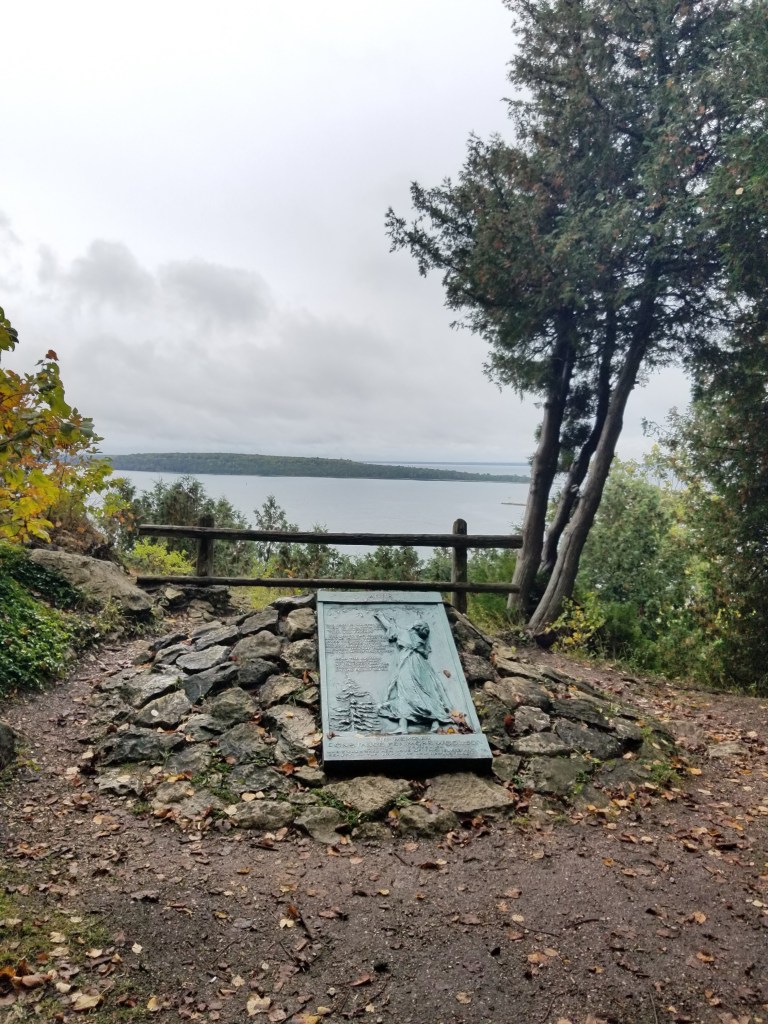 Anne's Tablet Mackinac island michigan