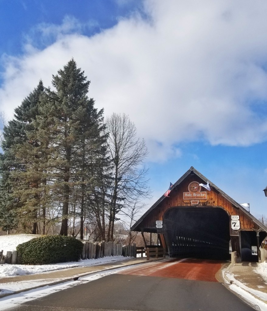 Frankenmuth covered bridge, Holz Brucke