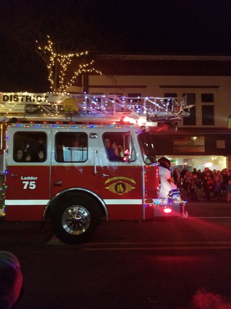 Firetruck Parade in Alma, Michigan