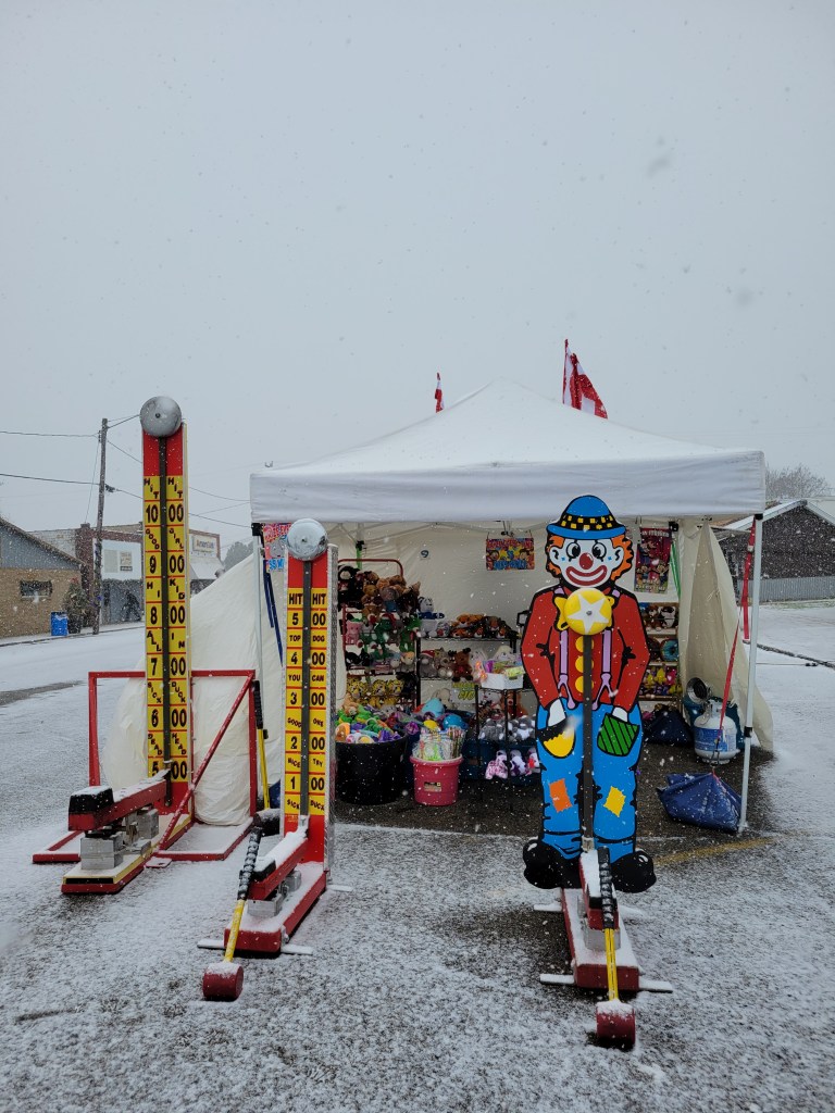 Carnival games at Ashley Country Christmas Michigan