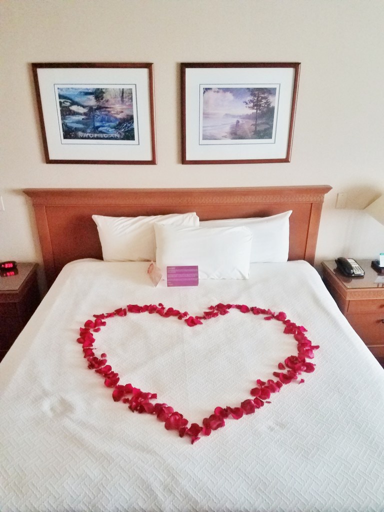 rose petals romance Soaring Eagle Casino Resort Mt. Pleasant Michigan