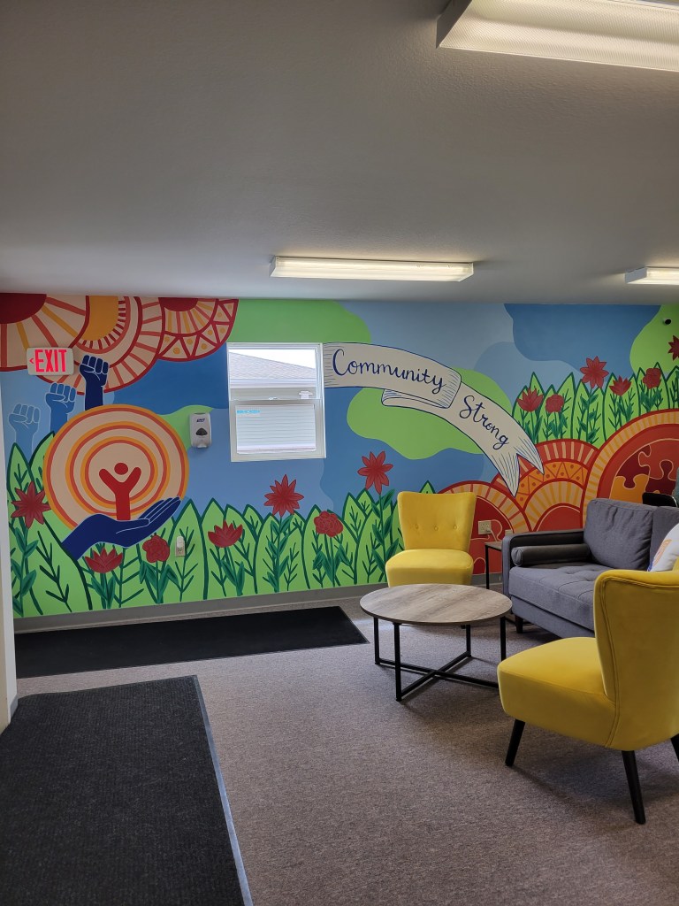 united way mural alma michigan