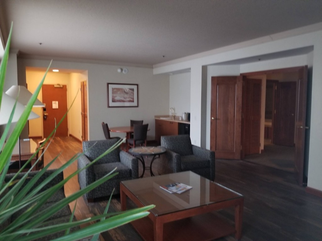 kitchenette table Soaring Eagle Casino Resort Mt. Pleasant Michigan