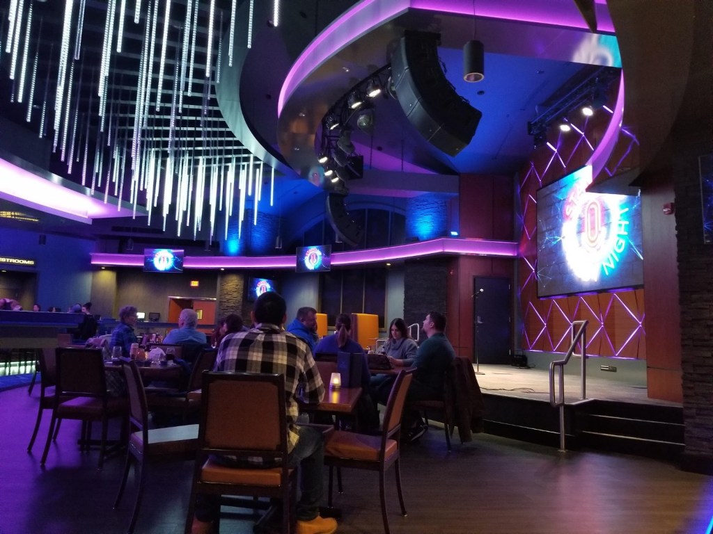 dinner at ascend Soaring Eagle Casino Resort Mt. Pleasant Michigan