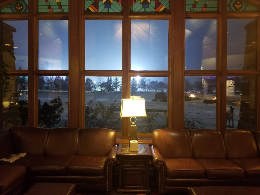 Hotel lobby Soaring Eagle Casino Resort Mt. Pleasant Michigan