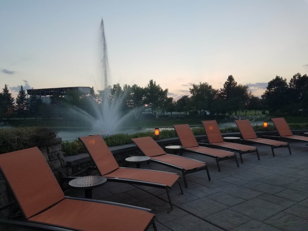 patio seats Soaring Eagle Casino Resort Mt. Pleasant Michigan