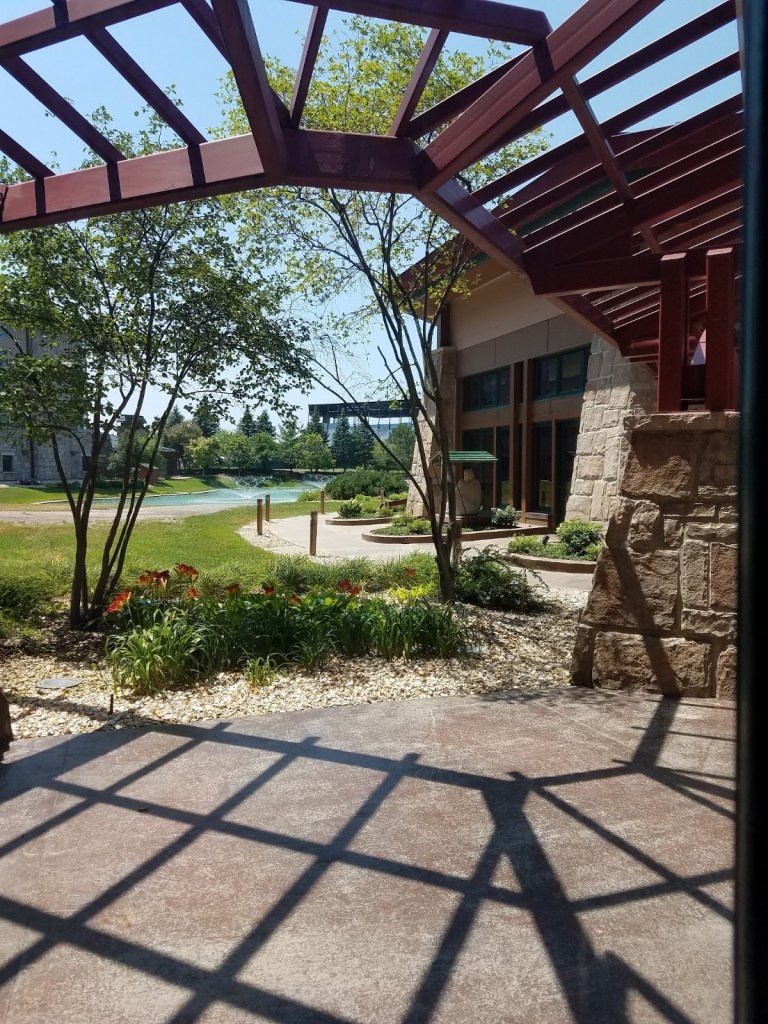 outdoor seating Soaring Eagle Casino Resort Mt. Pleasant Michigan