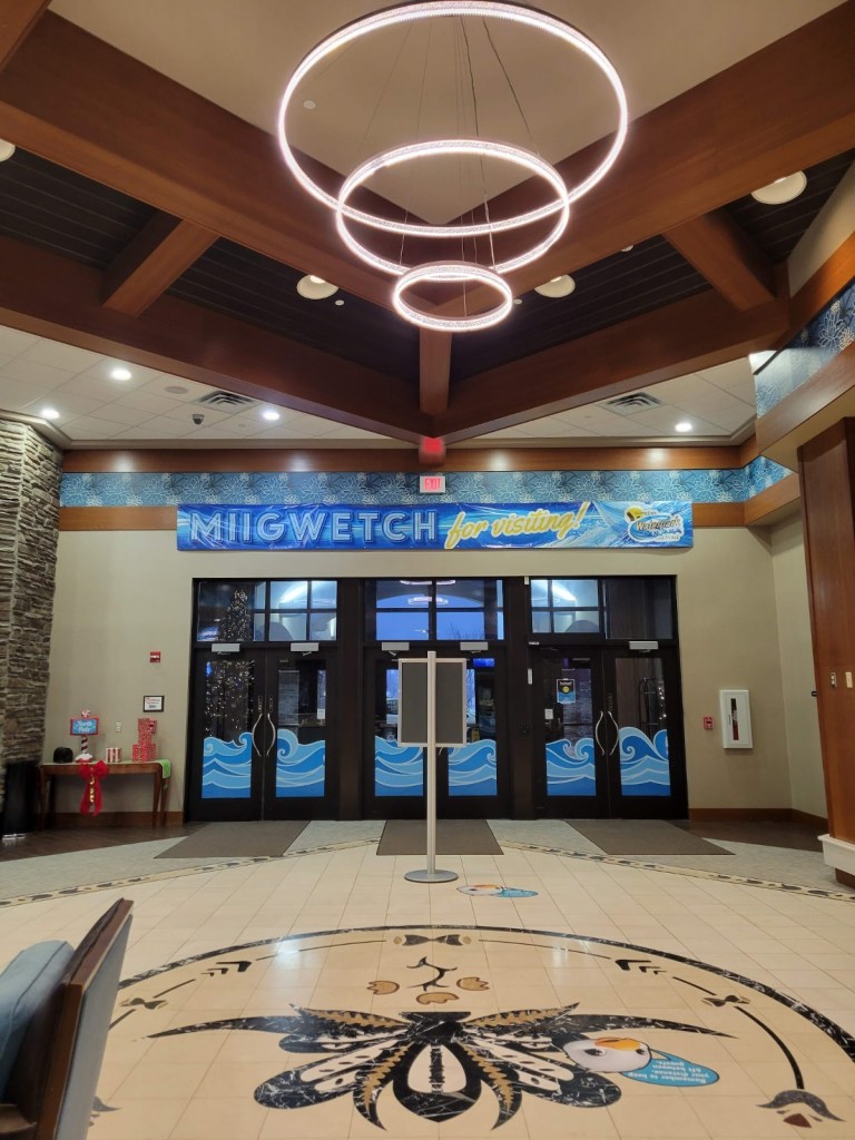 Soaring EAgle waterpark hotel lobby mt. pleasant michigan  